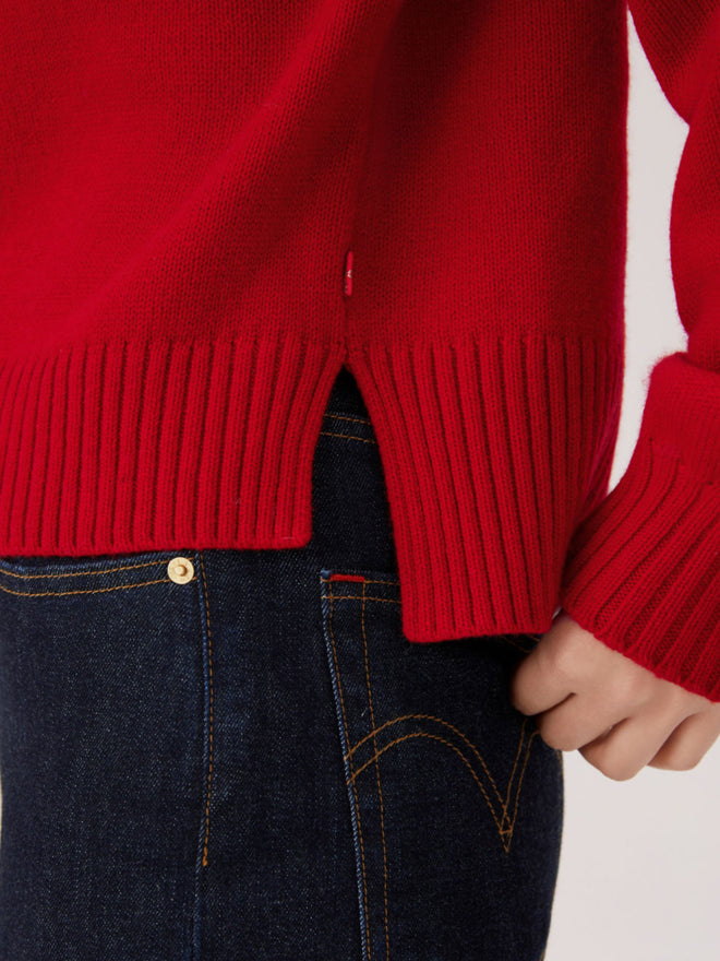 levi's® 2026 新年限定v領毛衣 | 女裝 006Q50001XS- Red  – Levi's 香港
