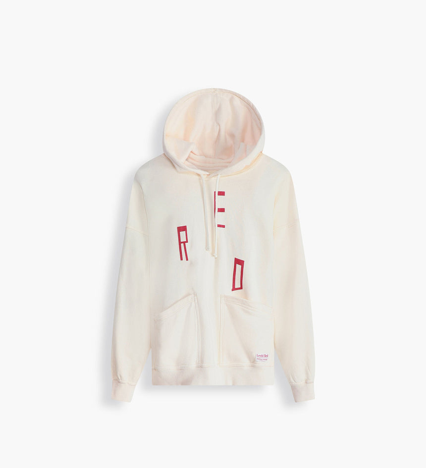 levi's® red™ 粉色印花連帽衛衣 | 女裝 A01580000S- Levi'S Red Logo Hoodie Ecru – Levi's 香港