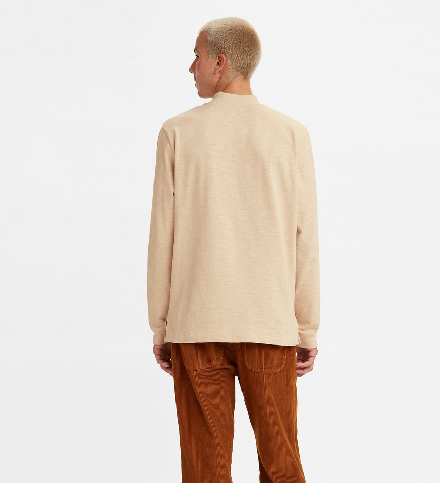 levi's® made & crafted® men's mock neck sweater A02970000XS- Creme Brulee – Levi's Hong Kong