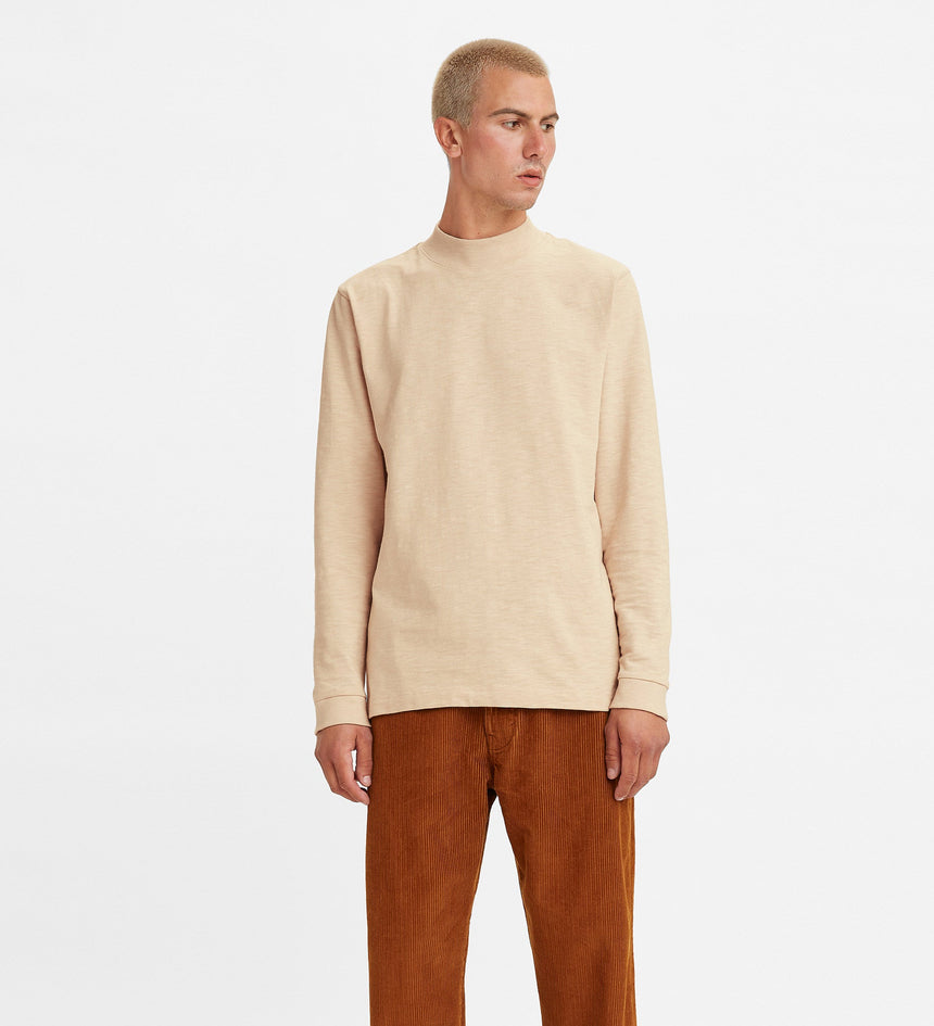 levi's® made & crafted® men's mock neck sweater A02970000XS- Creme Brulee – Levi's Hong Kong