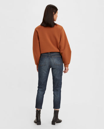 levi's® made & crafted® women's high rise boyfriend jeans A057500002427 Dark Indigo  – Levi's Hong Kong