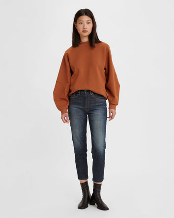 levi's® made & crafted® women's high rise boyfriend jeans A057500002427 Dark Indigo  – Levi's Hong Kong