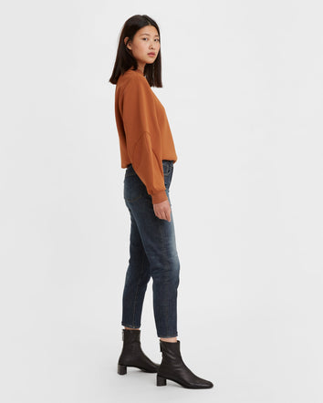 levi's® made & crafted® women's high rise boyfriend jeans A057500002427 Dark Indigo  – Levi's Hong Kong