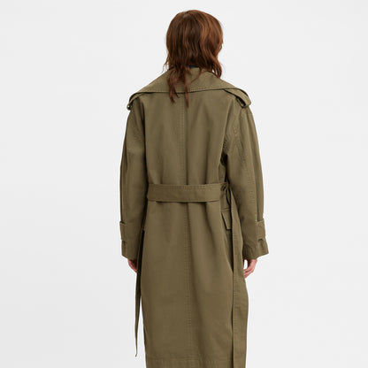 Levi's®軍裝翻領風衣外套 | 女裝