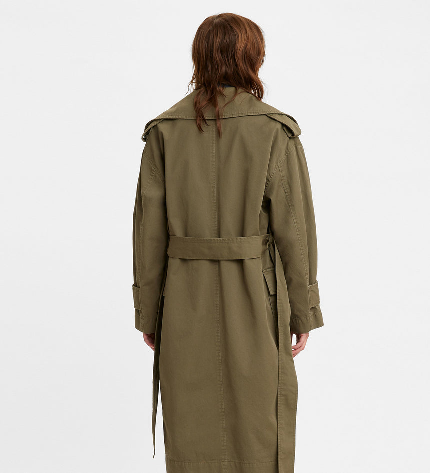levi's®軍裝翻領風衣外套 | 女裝 A06710001XS- Grey – Levi's 香港