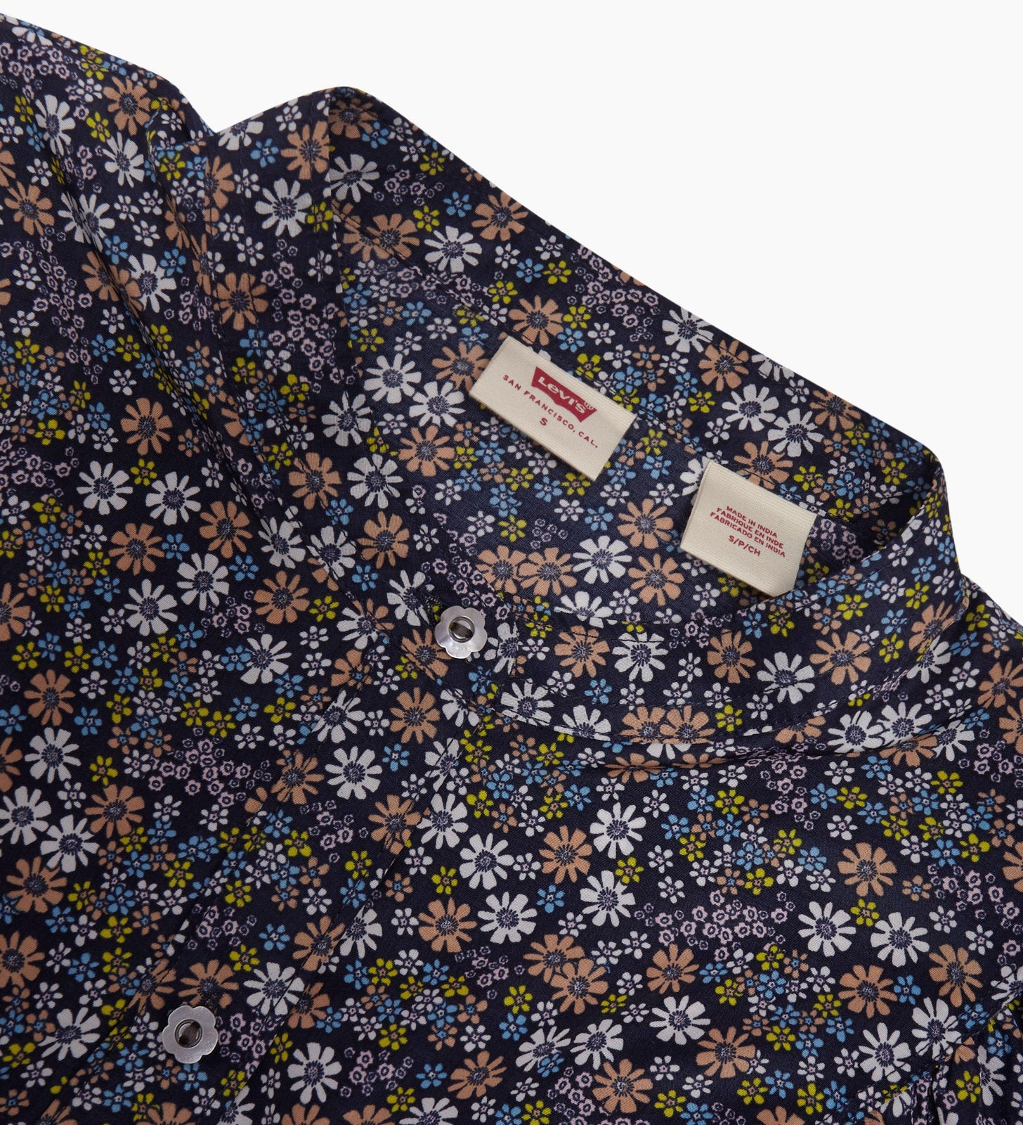 levi's®花花圖案長袖襯衣 | 女裝 A09160001XS- Gemma Floral Peacoat – Levi's 香港
