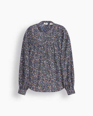 levi's®花花圖案長袖襯衣 | 女裝 A09160001XS- Gemma Floral Peacoat  – Levi's 香港