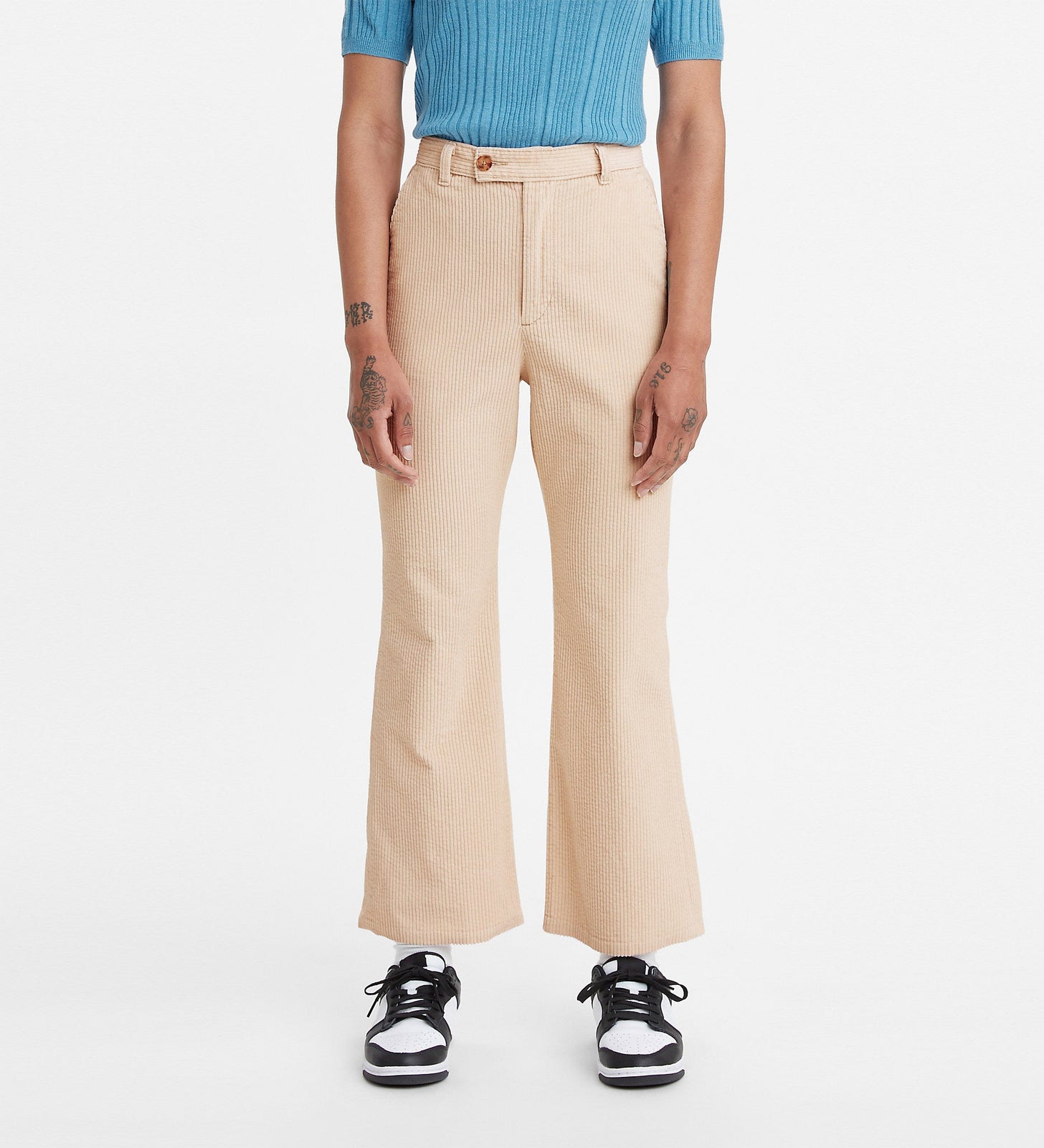 levi's® math club喇叭休閒褲 | 女裝 A096100032329 Pebble Sandshell – Levi's 香港