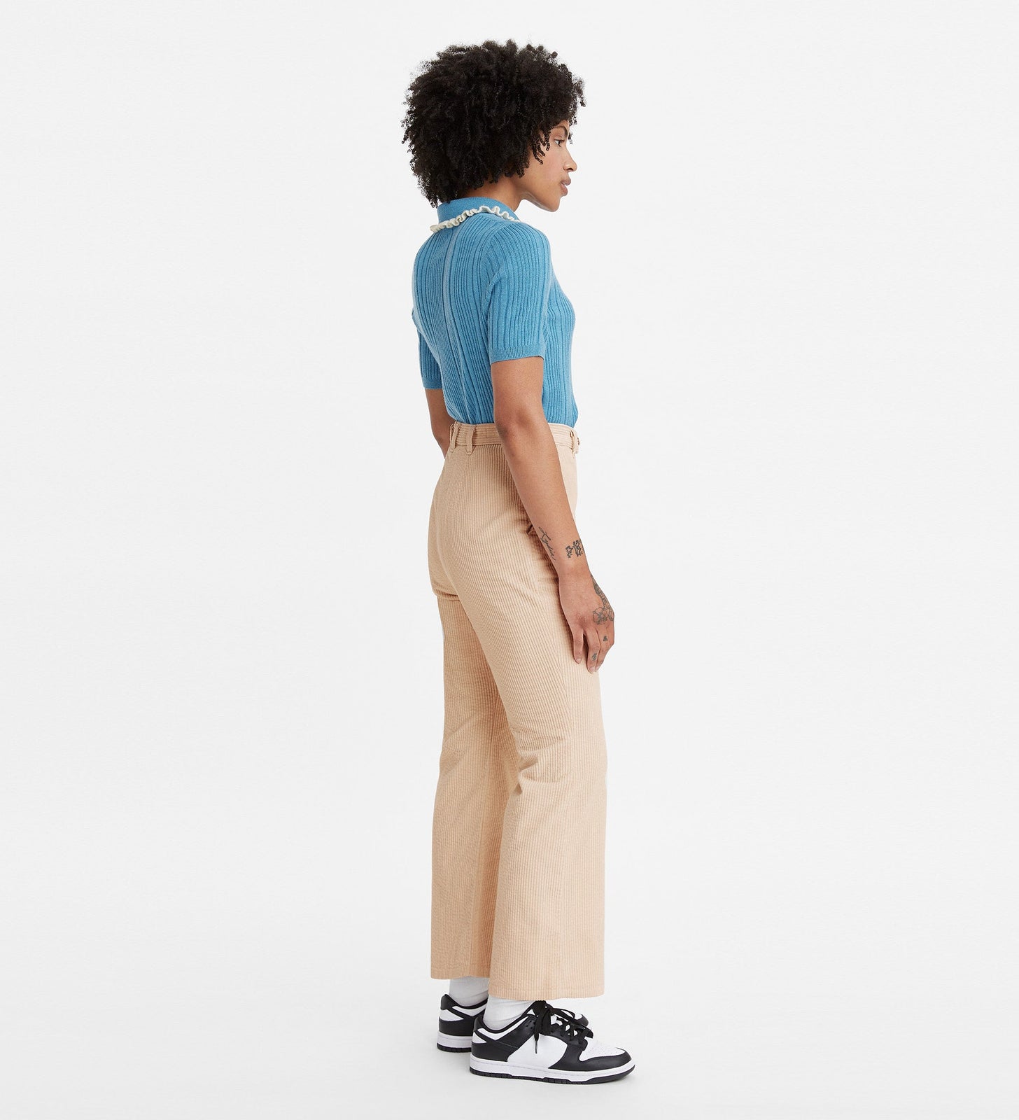 levi's® math club喇叭休閒褲 | 女裝 A096100032329 Pebble Sandshell – Levi's 香港
