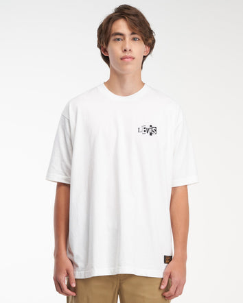 levi's® skate men's graphic boxy tee A10050001M- Lsc White Core Batwing Black  – Levi's Hong Kong