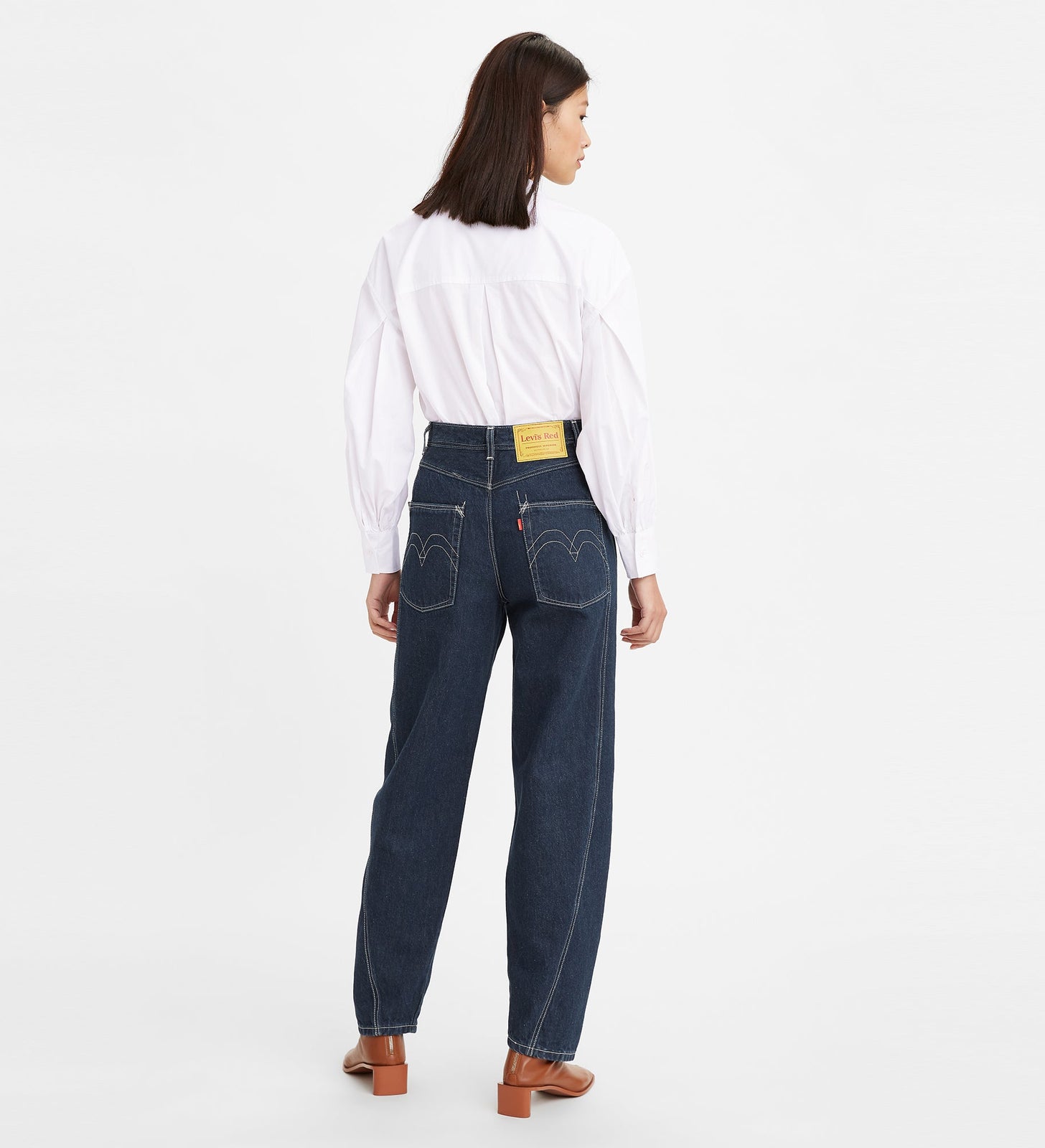 levi's® red™扭縫繭型牛仔褲 | 女裝 A1125000024- Azurite Rinse – Levi's 香港