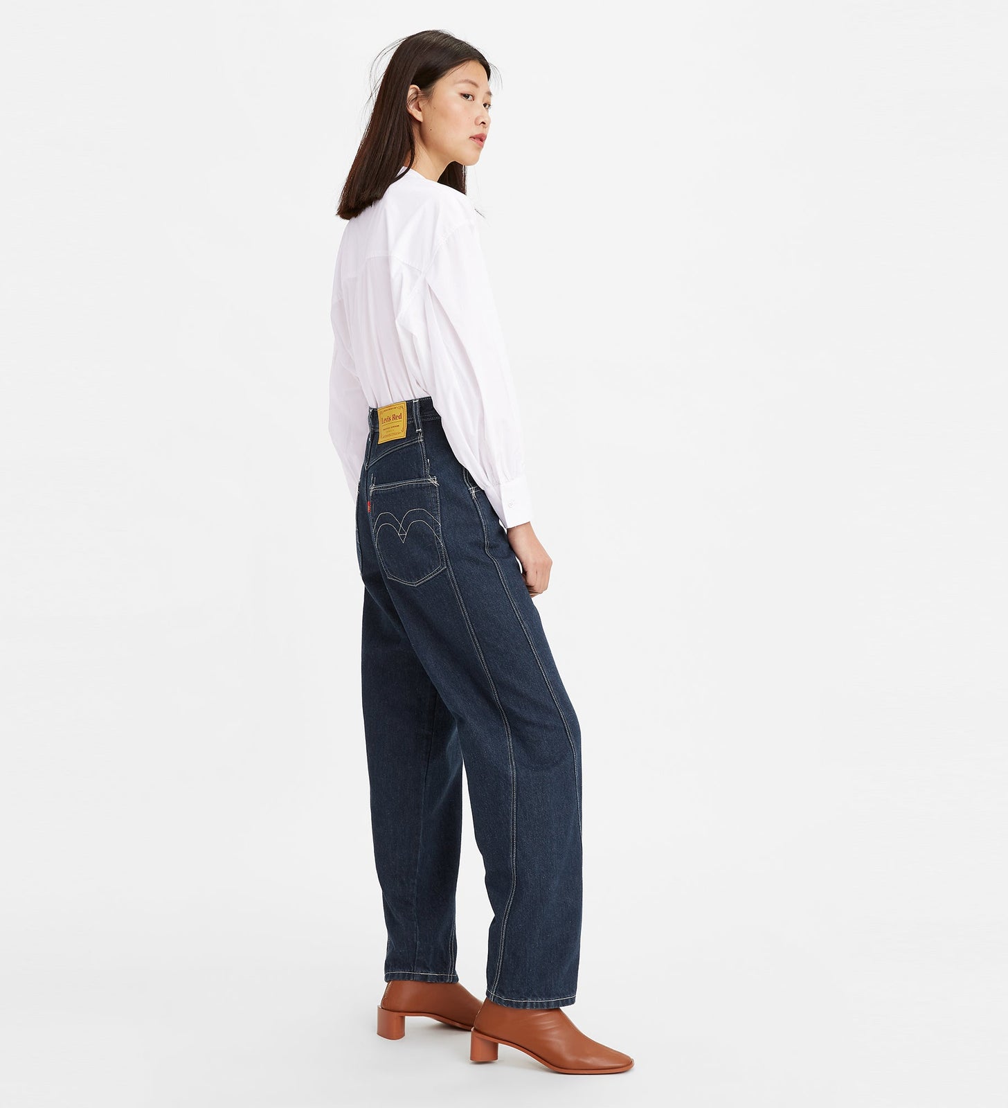 levi's® red™扭縫繭型牛仔褲 | 女裝 A1125000024- Azurite Rinse – Levi's 香港