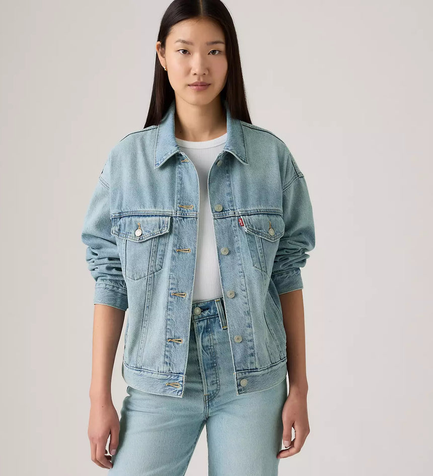 levi's® women's '90s trucker jacket A17430140XXS- Light Indigo – Levi's Hong Kong