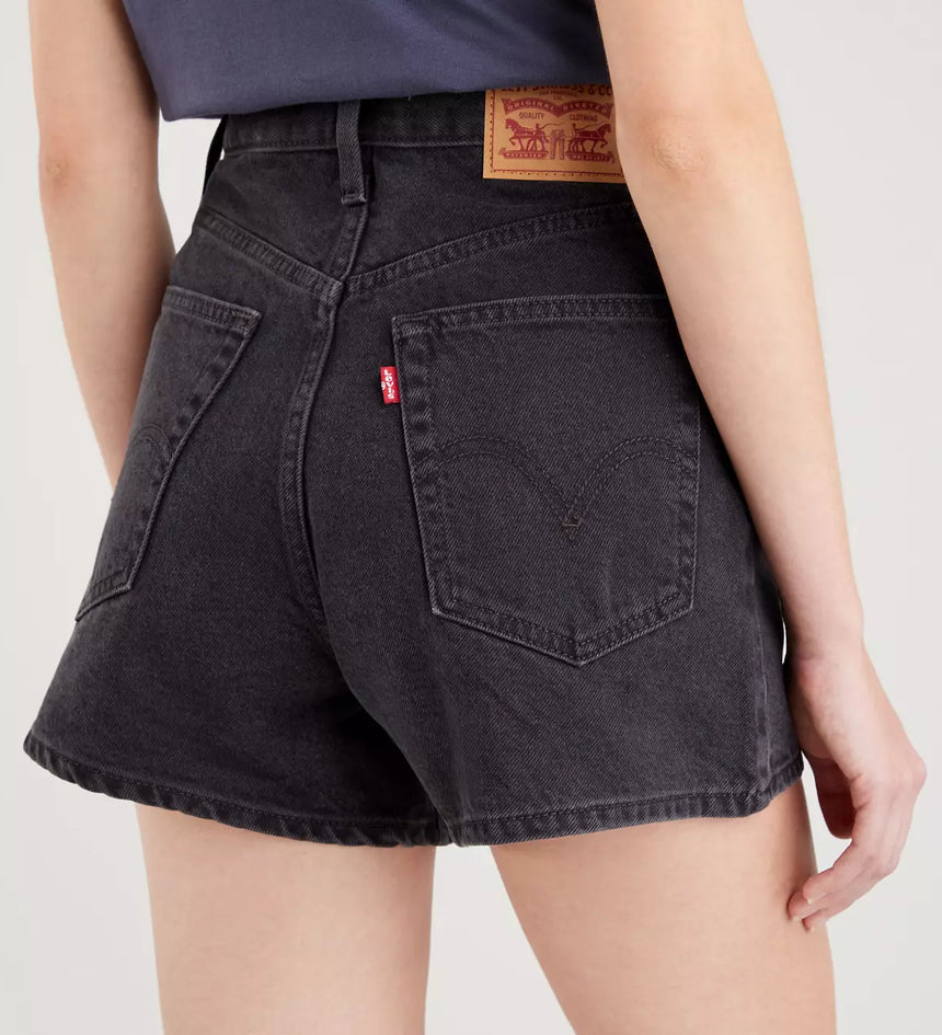 levi's® 高腰牛仔短褲 | 女裝 A1965000025- Black – Levi's 香港