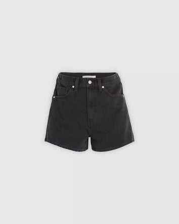 levi's® 高腰牛仔短褲 | 女裝 A1965000025- Black  – Levi's 香港