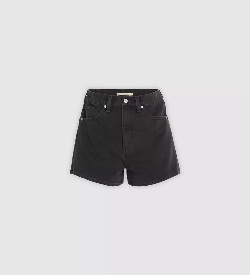 levi's® 高腰牛仔短褲 | 女裝 A1965000025- Black – Levi's 香港