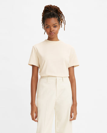 levi's® made & crafted®高領 t 恤 | 女裝 A20940000XS- Oatmeal  – Levi's 香港