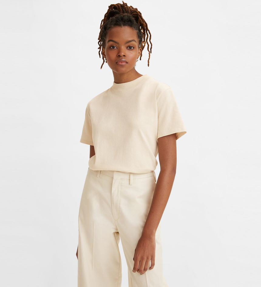 levi's® made & crafted®高領 t 恤 | 女裝 A20940000XS- Oatmeal – Levi's 香港