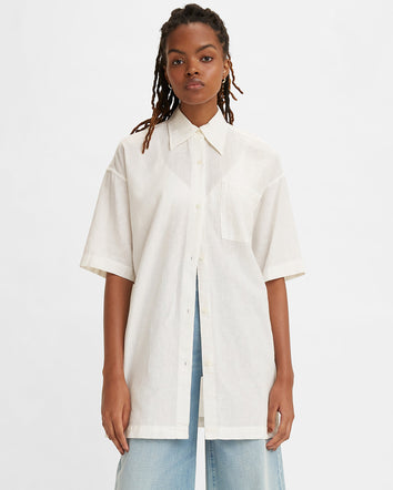 levi's® made & crafted® women's oversized shirt A21000001XS- Cloud Dancer  – Levi's Hong Kong