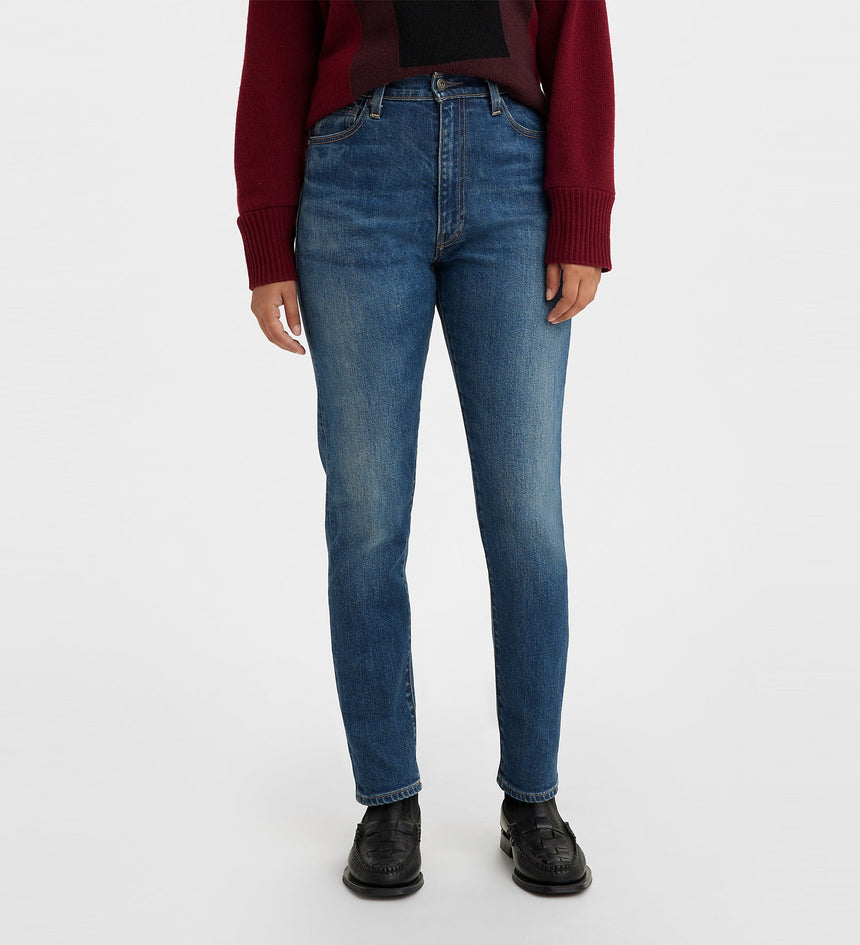 levi's® made & crafted® mij 日本製高腰窄腳牛仔褲 | 女裝 A217000032529 Odaiba Mij Indigo Worn In – Levi's 香港