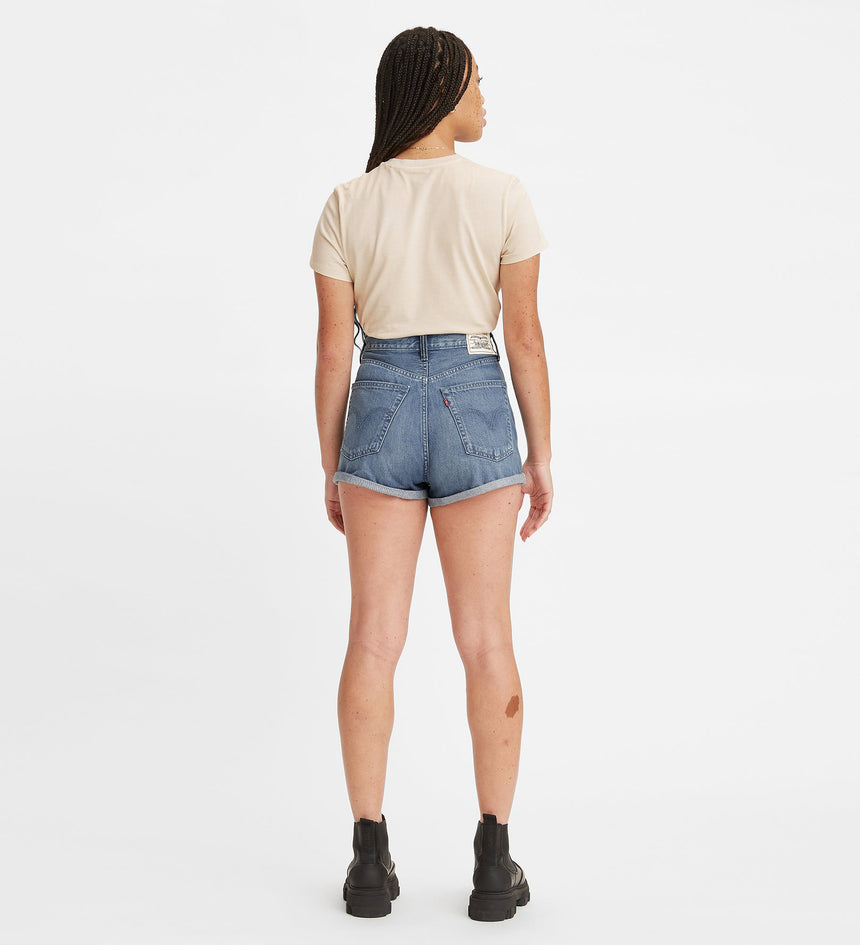 levi's® wellthread® women's high loose shorts A2257000024- Indigo Crush – Levi's Hong Kong