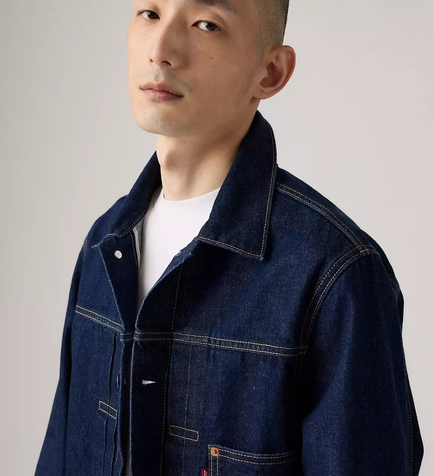 levi's® men's type i jacket A31740030XS- Medium Indigo – Levi's Hong Kong