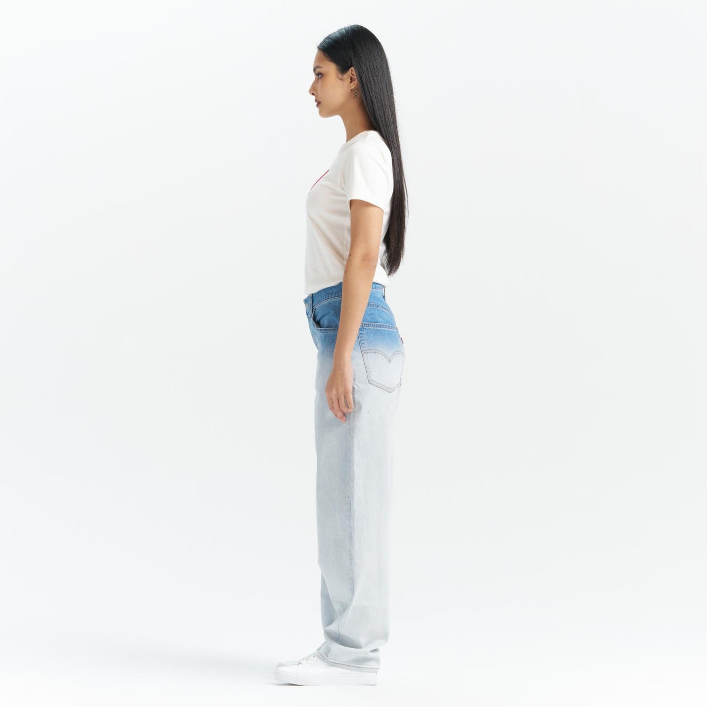levi’s® performance cool  中腰寬鬆直筒牛仔褲 |女裝  A349400742430 Indigo – Levi's 香港