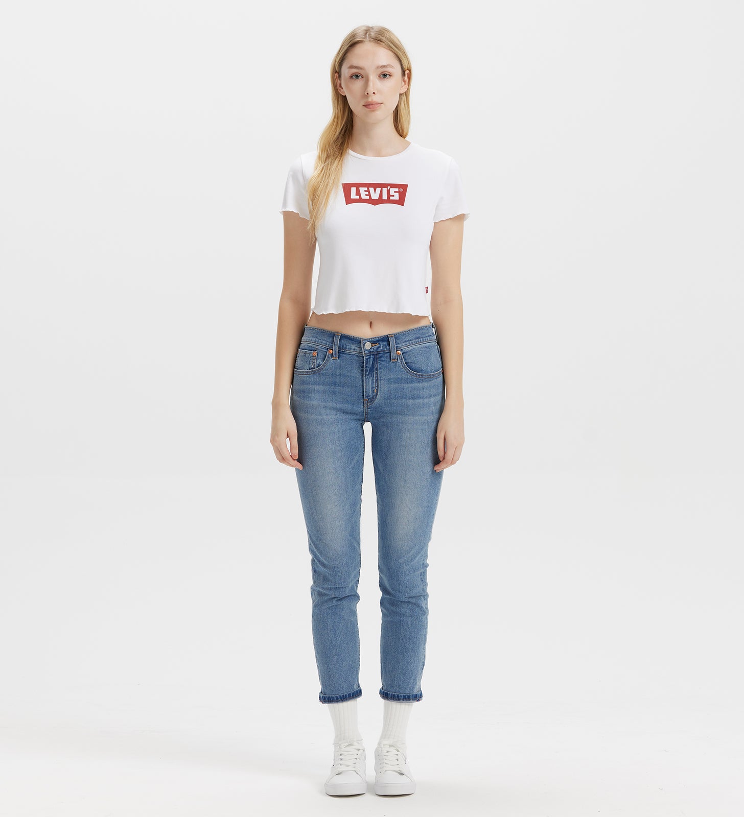 levi’s® baggy dad 中腰寬鬆直筒  performance cool 牛仔褲  | 女裝 A349400832330 Indigo – Levi's 香港