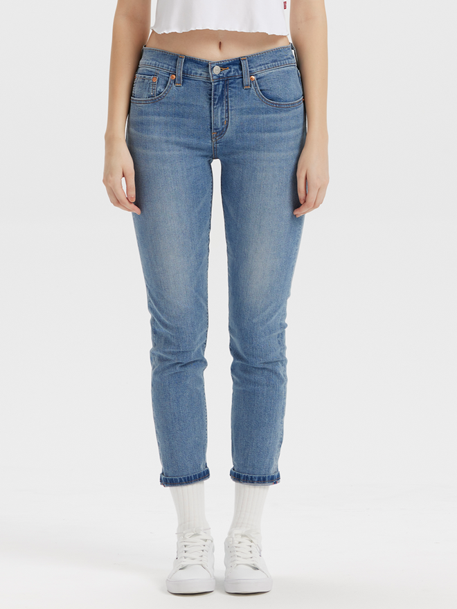 levi’s® women's baggy dad mid-rise loose straight leg performance cool jeans A349400832330 Indigo  – Levi's Hong Kong