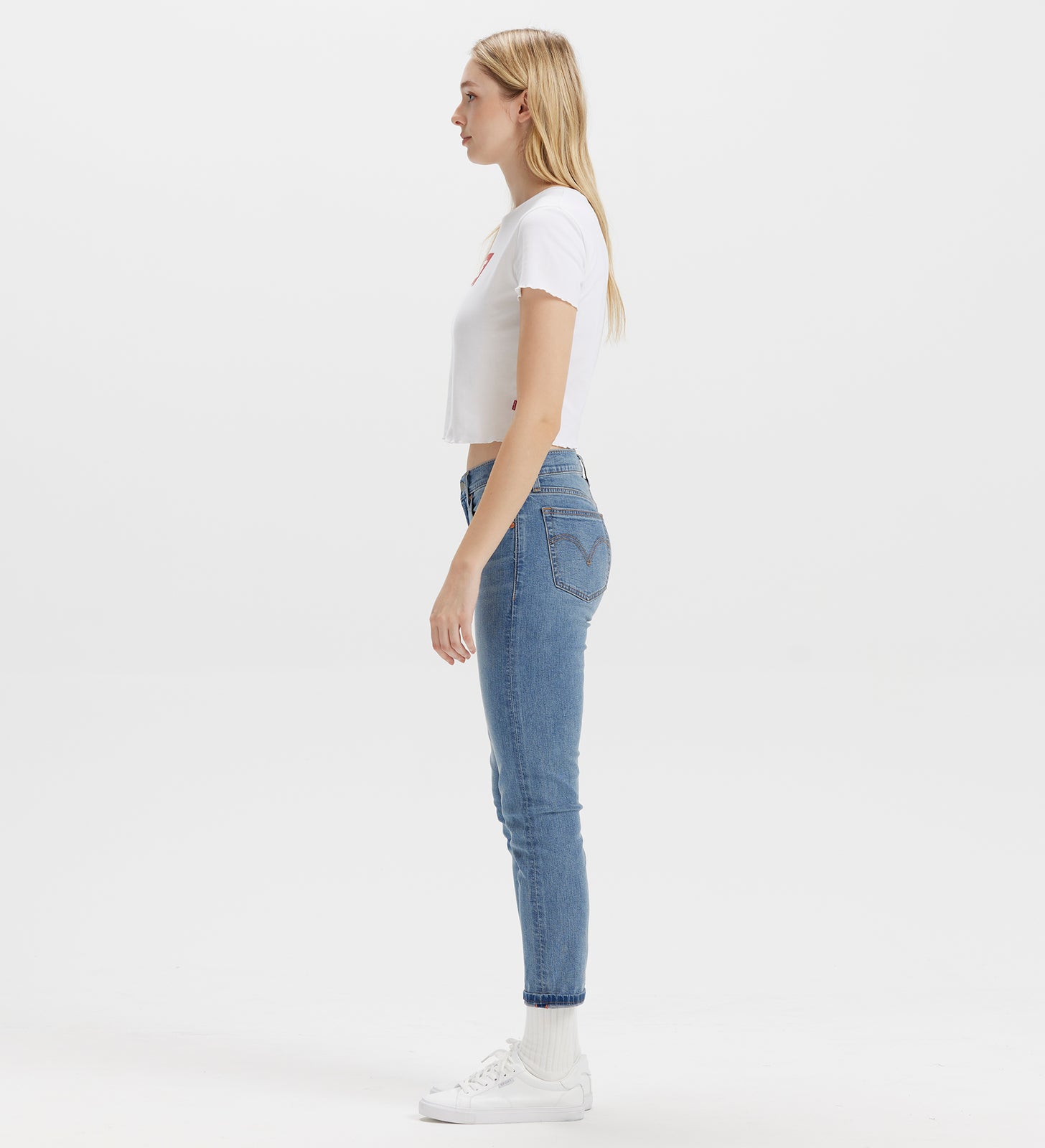 levi’s® baggy dad 中腰寬鬆直筒  performance cool 牛仔褲  | 女裝 A349400832330 Indigo – Levi's 香港