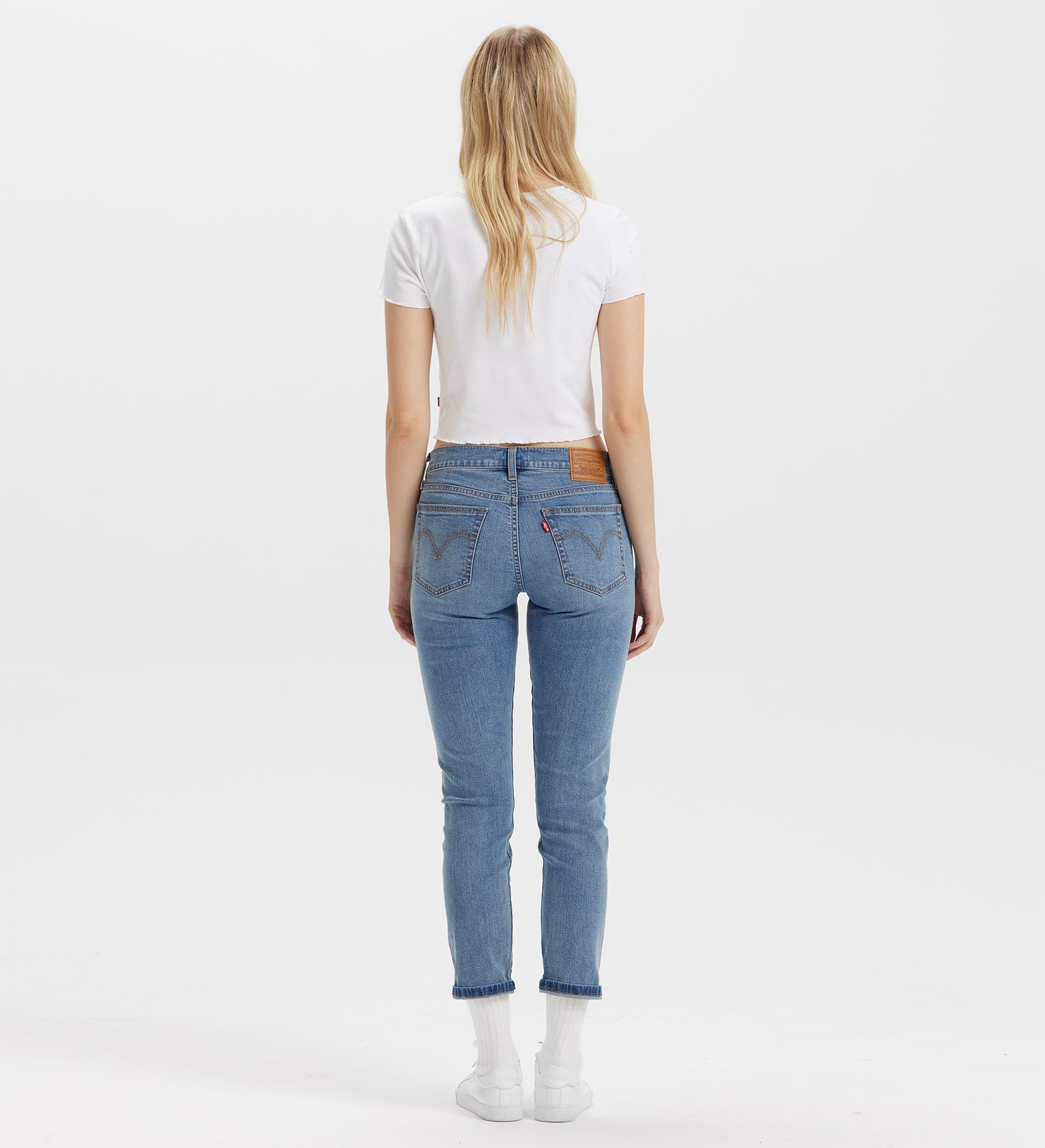 levi’s® baggy dad 中腰寬鬆直筒  performance cool 牛仔褲  | 女裝 A349400832330 Indigo – Levi's 香港