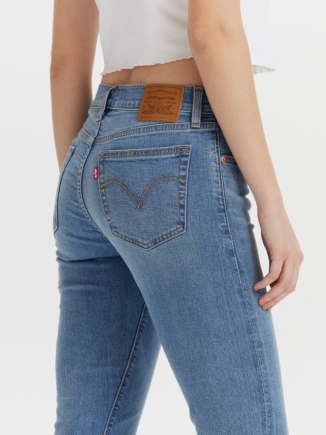 levi’s® women's baggy dad mid-rise loose straight leg performance cool jeans A349400832330 Indigo  – Levi's Hong Kong