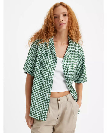levi's® alfie 襯衫 | 女裝 A45760003XXS- Green  – Levi's 香港