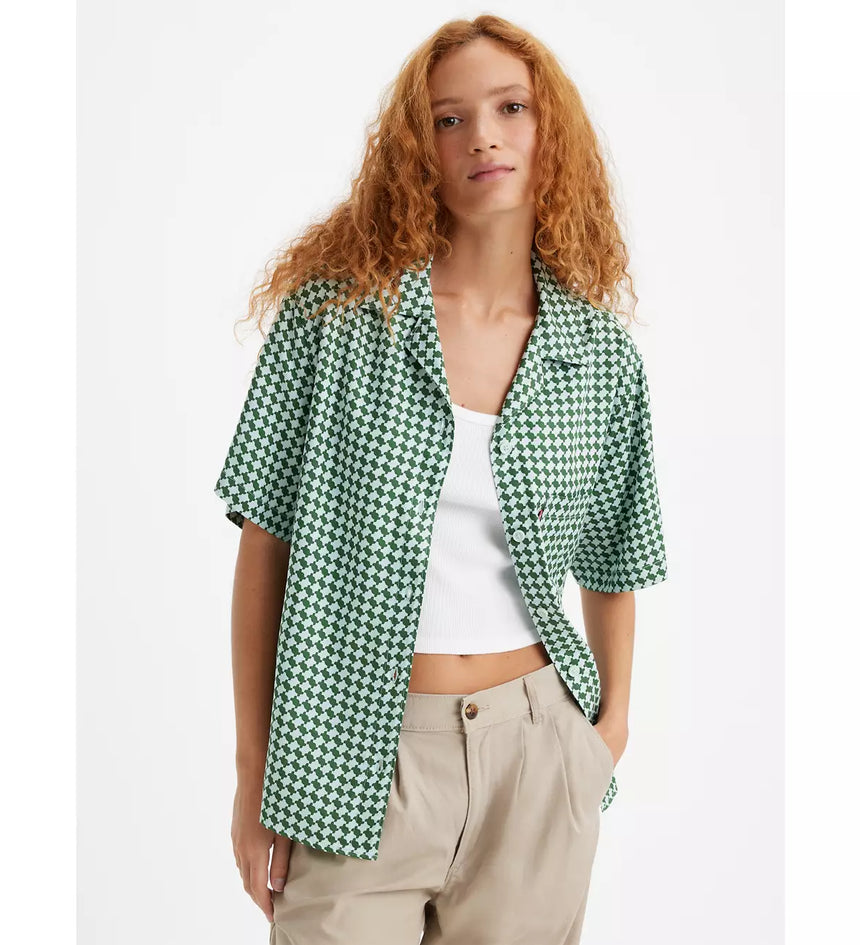 levi's® alfie 襯衫 | 女裝 A45760003XXS- Green – Levi's 香港