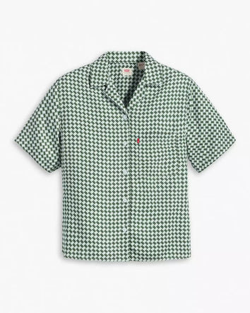 levi's® alfie 襯衫 | 女裝 A45760003XXS- Green  – Levi's 香港