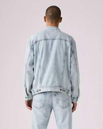 levi's® men's relaxed trucker jacket A57820078S- Light Indigo  – Levi's Hong Kong