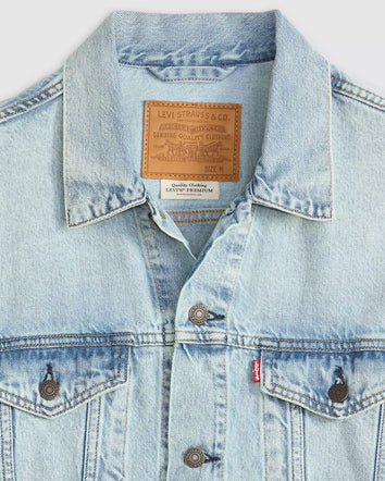 levi's® men's relaxed trucker jacket A57820078S- Light Indigo  – Levi's Hong Kong