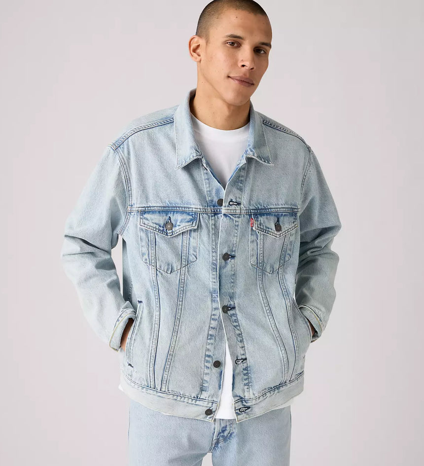levi's®relaxed trucker 牛仔外套 | 男裝 - light indigo | levi's hk A57820078S- Light Indigo – Levi's 香港