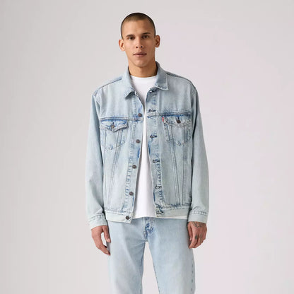 Levi's®Relaxed Trucker 牛仔外套 | 男裝 - Light Indigo | Levi's HK