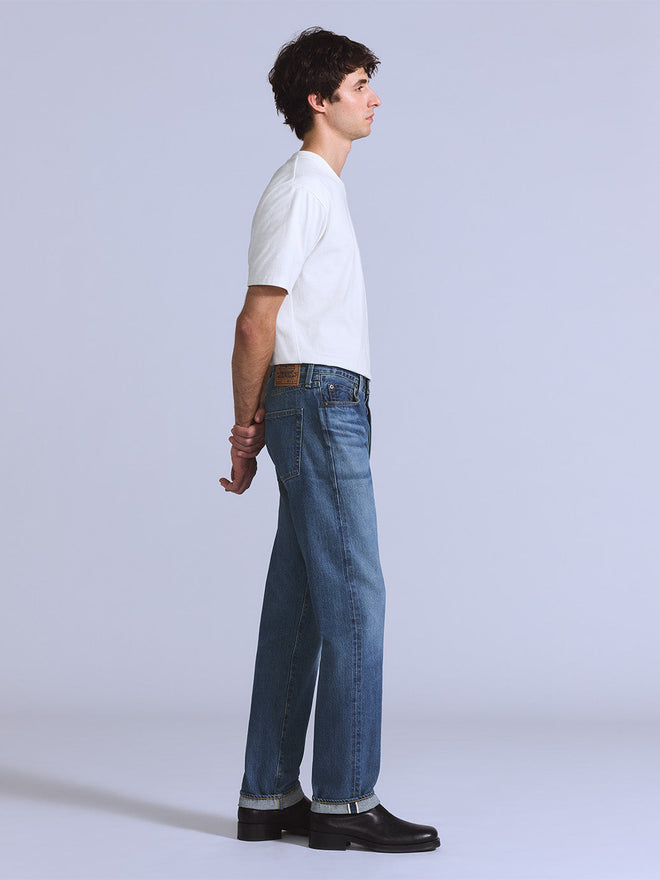 levi's® blue tab™ 男裝1980s 501®牛仔褲 A587500132832 Medium Indigo  – Levi's 香港