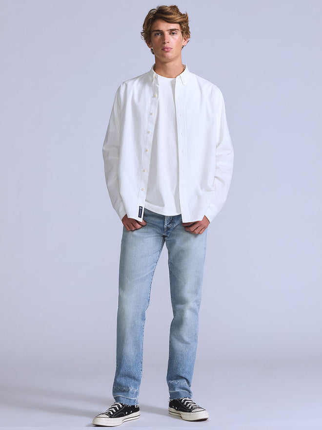 levi's® blue tab™ 502™ 修身窄腳牛仔褲 | 男裝 A588100152832 Light Indigo  – Levi's 香港