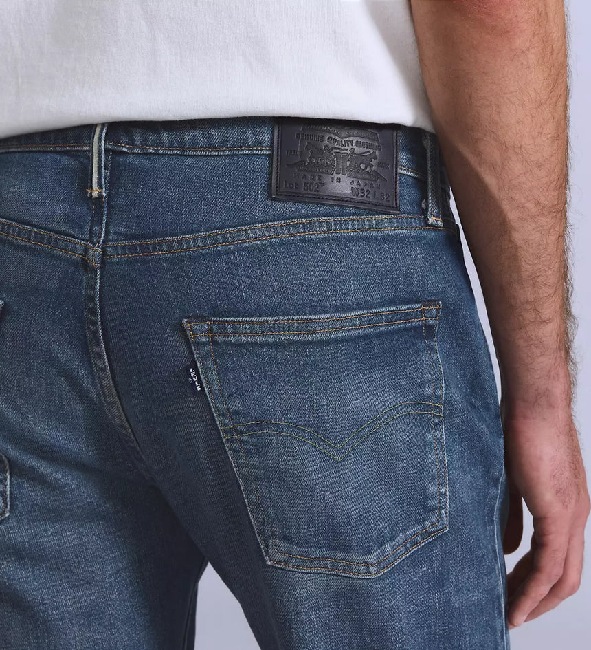 levi's® men's 502™ taper jeans A588100032832 Medium Indigo – Levi's Hong Kong