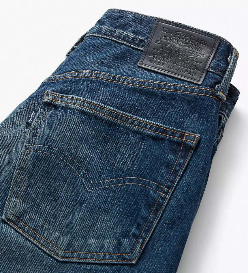 levi's® 日本製barrel高腰寬鬆錐型牛仔褲 | 女裝 A5889000124- Medium Indigo – Levi's 香港