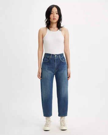 levi's® women's made in japan barrel jeans A5889000124- Medium Indigo  – Levi's Hong Kong