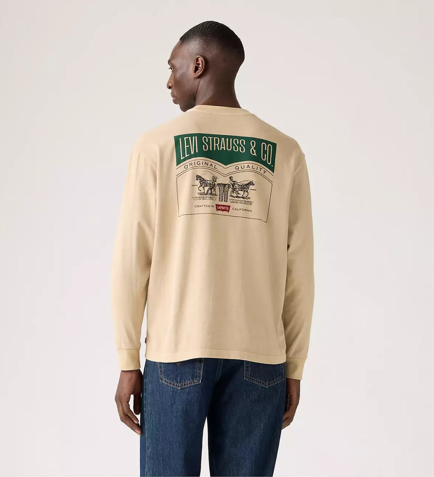 levi's® men's long-sleeve graphic authentic t-shirt A61450054XS- Archival 2Hp 2 White Pepper - Neutral – Levi's Hong Kong