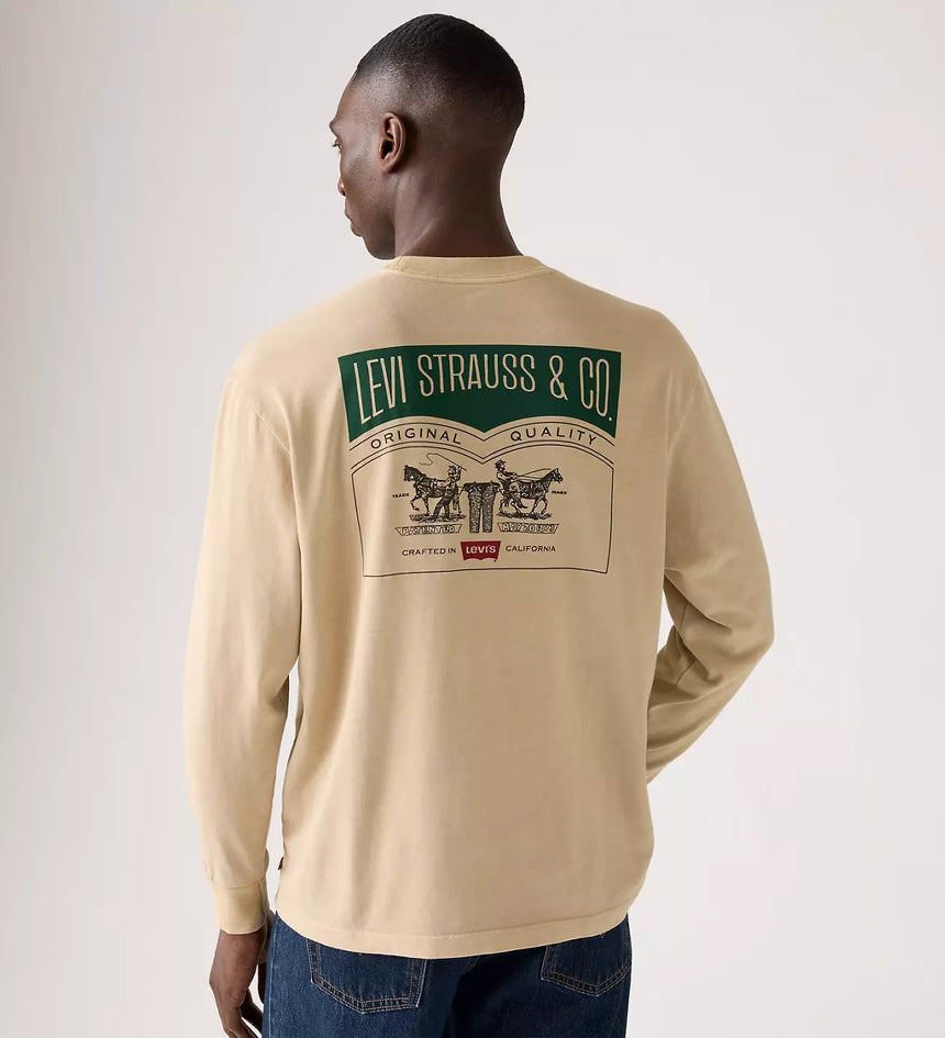 levi's® men's long-sleeve graphic authentic t-shirt A61450054XS- Archival 2Hp 2 White Pepper - Neutral – Levi's Hong Kong