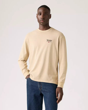 levi's® men's long-sleeve graphic authentic t-shirt A61450054XS- Archival 2Hp 2 White Pepper - Neutral  – Levi's Hong Kong