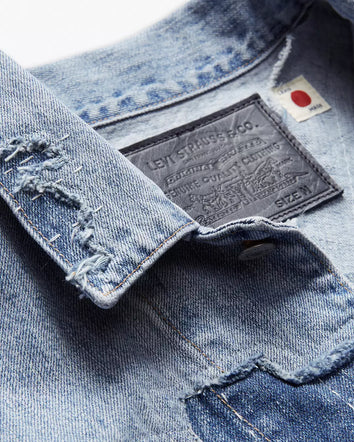 levi's® men's made in japan utility trucker jacket A71500001S- Medium Indigo  – Levi's Hong Kong