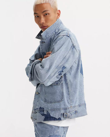levi's® men's made in japan utility trucker jacket A71500001S- Medium Indigo  – Levi's Hong Kong