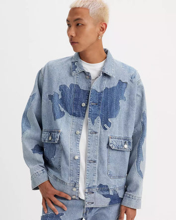 levi's® men's made in japan utility trucker jacket A71500001S- Medium Indigo  – Levi's Hong Kong